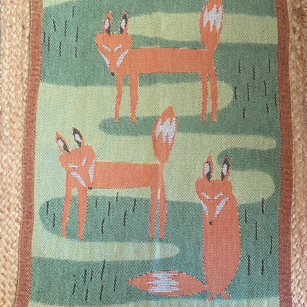 Ekelund Fox Patterned Towel